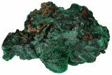 Silky Fibrous Malachite Cluster - Congo #138558-1